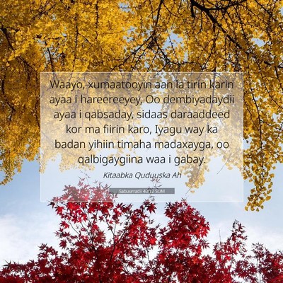 Picture 07 - Sabuurradii 40:12 SOM - Waayo, xumaatooyin aan la tirin karin ayaa i - Bible Verse Picture