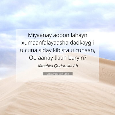 Picture 07 - Sabuurradii 53:4 SOM - Miyaanay aqoon lahayn xumaanfalayaasha dadkaygii - Bible Verse Picture