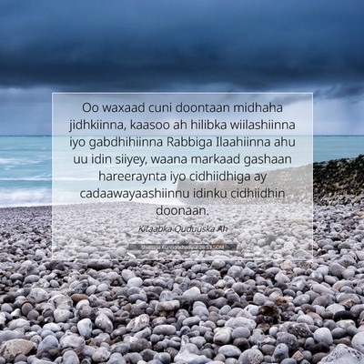 Picture 07 - Sharciga Kunoqoshadiisa 28:53 SOM - Oo waxaad cuni doontaan midhaha jidhkiinna, - Bible Verse Picture