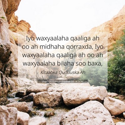 Picture 07 - Sharciga Kunoqoshadiisa 33:14 SOM - Iyo waxyaalaha qaaliga ah oo ah midhaha qorraxda, - Bible Verse Picture