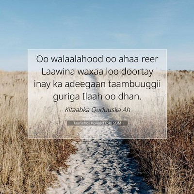 Picture 07 - Taariikhdii Kowaad 6:48 SOM - Oo walaalahood oo ahaa reer Laawina waxaa loo - Bible Verse Picture