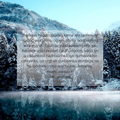 Picture 07 - Tirintii 15:24 SOM - markaas haddii qaladkii kama' loo sameeyey iyadoo - Bible Verse Picture