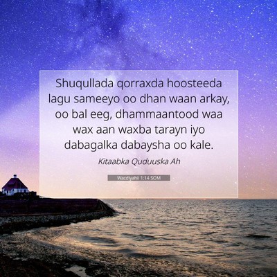 Picture 07 - Wacdiyahii 1:14 SOM - Shuqullada qorraxda hoosteeda lagu sameeyo oo - Bible Verse Picture