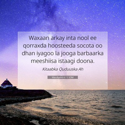 Picture 07 - Wacdiyahii 4:15 SOM - Waxaan arkay inta nool ee qorraxda hoosteeda - Bible Verse Picture