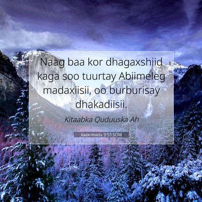 Picture 07 - Xaakinnada 9:53 SOM - Naag baa kor dhagaxshiid kaga soo tuurtay - Bible Verse Picture