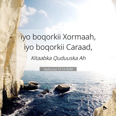 Picture 07 - Yashuuca 12:14 SOM - iyo boqorkii Xormaah, iyo boqorkii - Bible Verse Picture