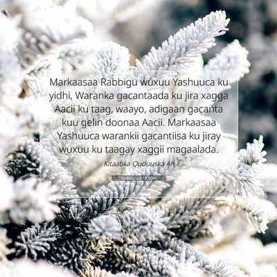 Picture 07 - Yashuuca 8:18 SOM - Markaasaa Rabbigu wuxuu Yashuuca ku yidhi, - Bible Verse Picture
