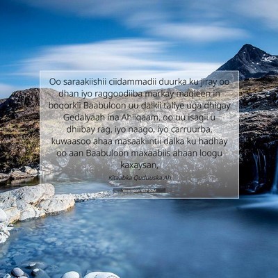Picture 07 - Yeremyaah 40:7 SOM - Oo saraakiishii ciidammadii duurka ku jiray oo - Bible Verse Picture