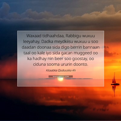 Picture 07 - Yeremyaah 9:22 SOM - Waxaad tidhaahdaa, Rabbigu wuxuu leeyahay, Dadka - Bible Verse Picture