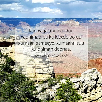 Picture 07 - Yexesqeel 33:18 SOM - Kan xaqa ahu hadduu xaqnimadiisa ka leexdo oo uu - Bible Verse Picture