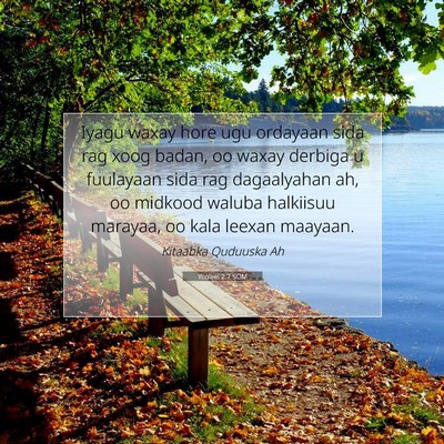 Picture 07 - Yoo'eel 2:7 SOM - Iyagu waxay hore ugu ordayaan sida rag xoog - Bible Verse Picture