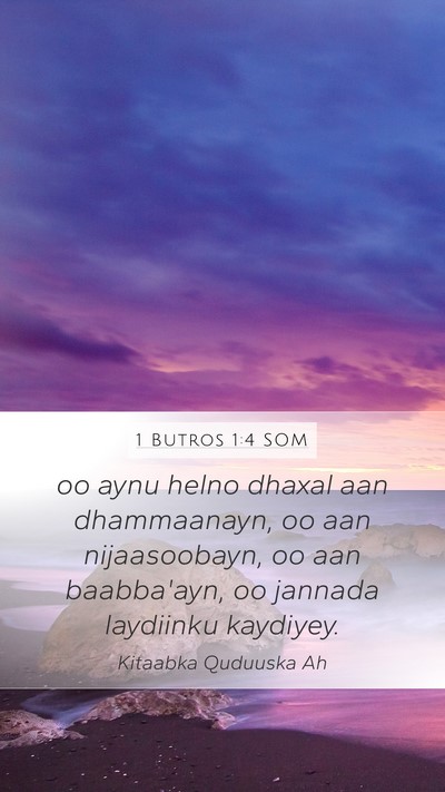 1 Butros 1:4 SOM Bible Verse Image