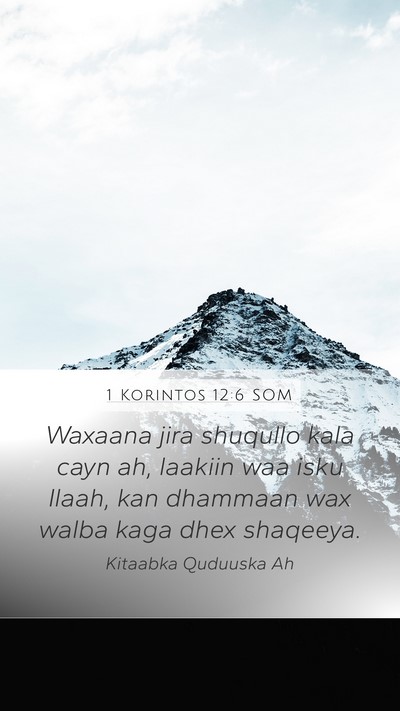 1 Korintos 12:6 SOM Bible Verse Image