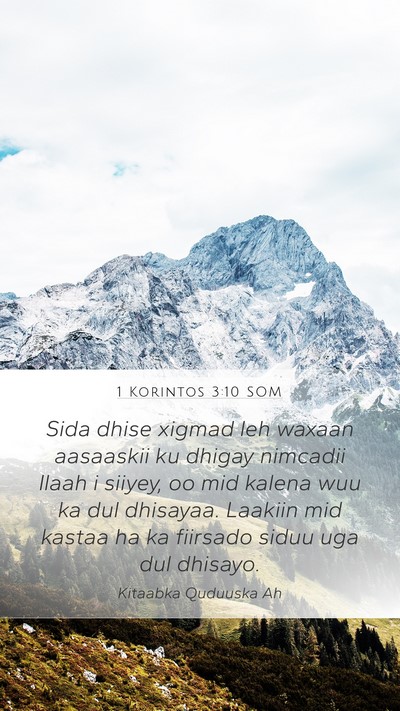 1 Korintos 3:10 SOM Bible Verse Image