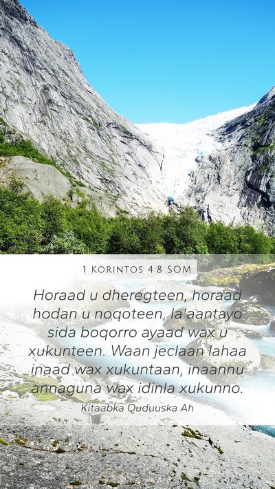 1 Korintos 4:8 SOM Bible Verse Image