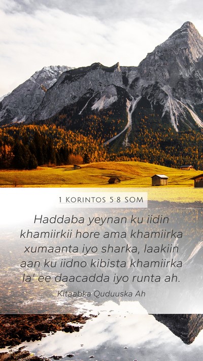 1 Korintos 5:8 SOM Bible Verse Image