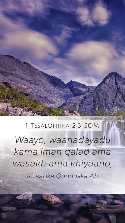 1 Tesaloniika 2:3 SOM Bible Verse Image
