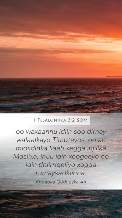 1 Tesaloniika 3:2 SOM Bible Verse Image