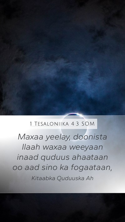 1 Tesaloniika 4:3 SOM Bible Verse Image