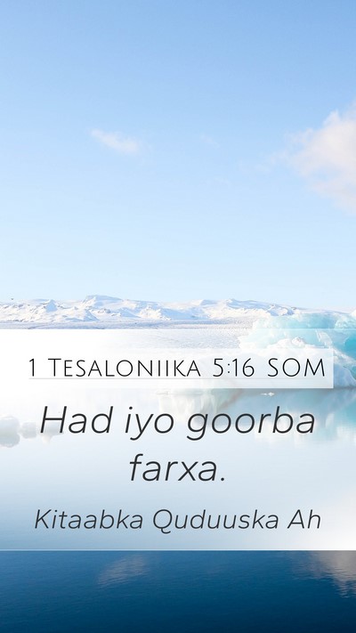 1 Tesaloniika 5:16 SOM Bible Verse Image