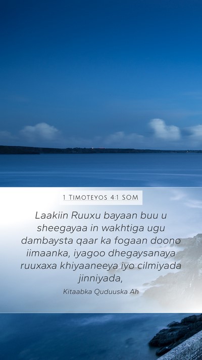 1 Timoteyos 4:1 SOM Bible Verse Image