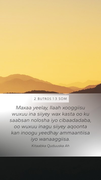 2 Butros 1:3 SOM Bible Verse Image