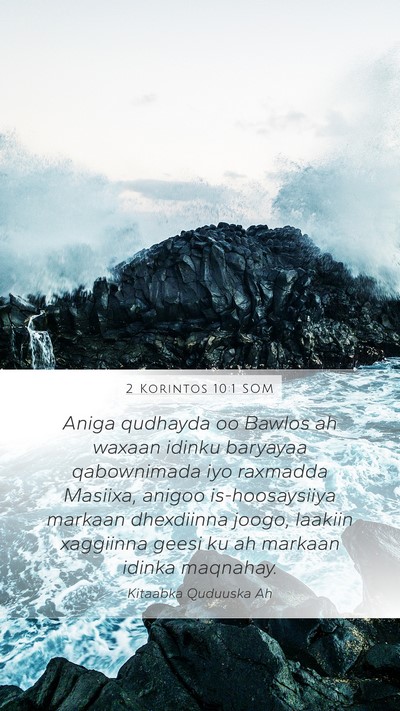 2 Korintos 10:1 SOM Bible Verse Image