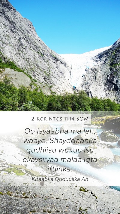 2 Korintos 11:14 SOM Bible Verse Image