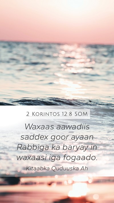 2 Korintos 12:8 SOM Bible Verse Image