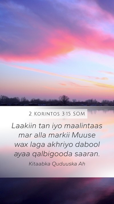 2 Korintos 3:15 SOM Bible Verse Image