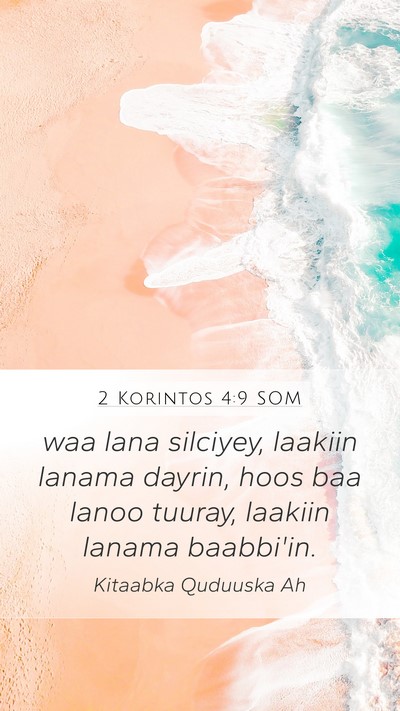 2 Korintos 4:9 SOM Bible Verse Image
