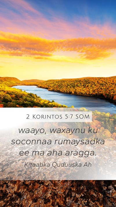 2 Korintos 5:7 SOM Bible Verse Image