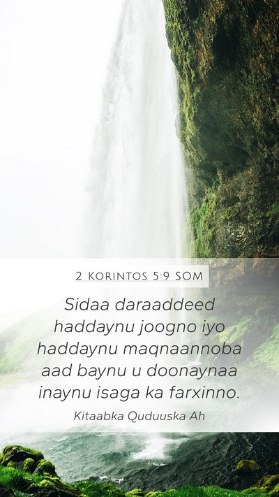 2 Korintos 5:9 SOM Bible Verse Image