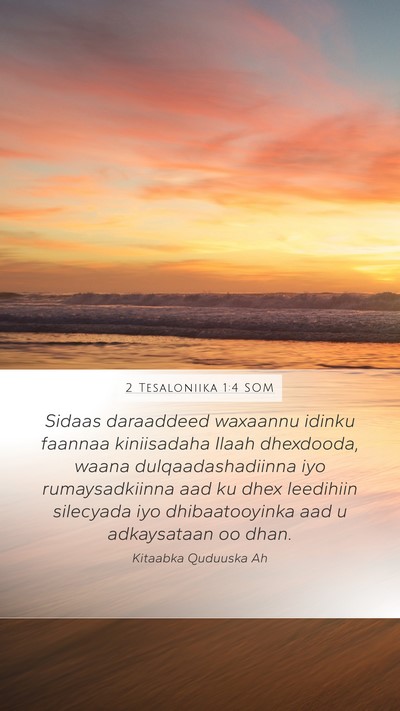 2 Tesaloniika 1:4 SOM Bible Verse Image