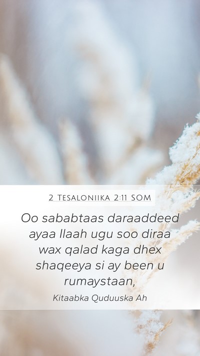 2 Tesaloniika 2:11 SOM Bible Verse Image