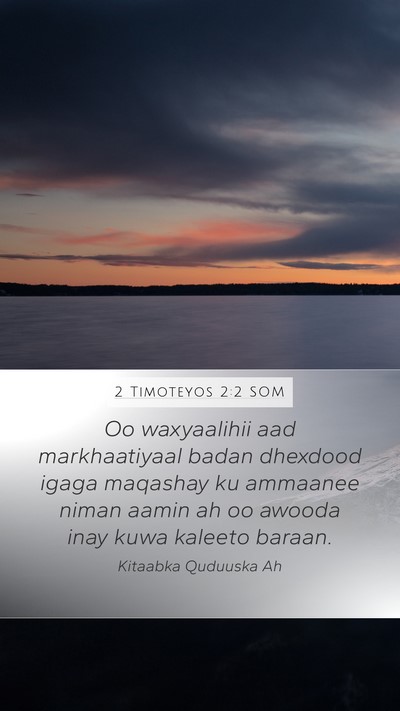 2 Timoteyos 2:2 SOM Bible Verse Image