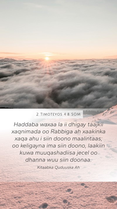2 Timoteyos 4:8 SOM Bible Verse Image