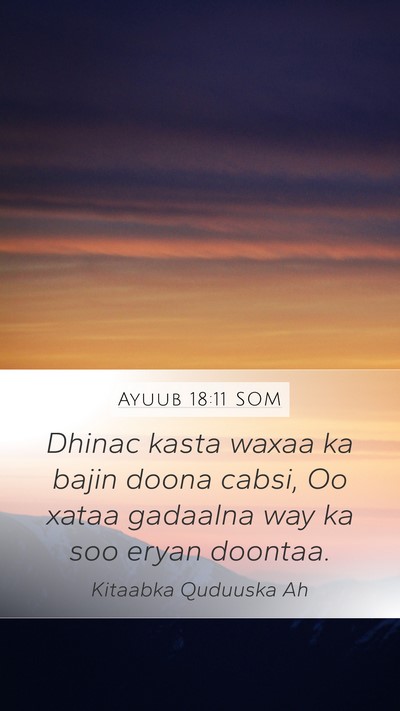 Ayuub 18:11 SOM Bible Verse Image