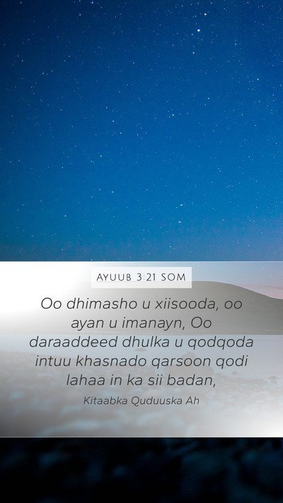 Ayuub 3:21 SOM Bible Verse Image