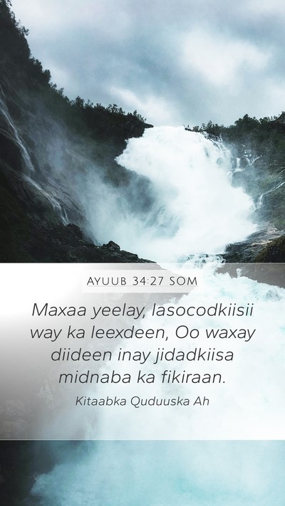 Ayuub 34:27 SOM Bible Verse Image