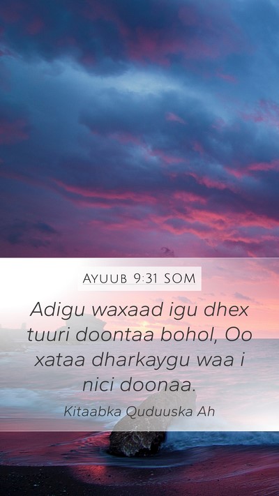 Ayuub 9:31 SOM Bible Verse Image