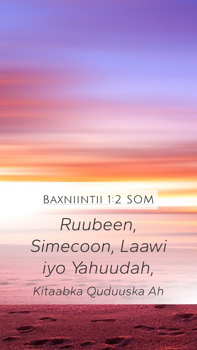 Baxniintii 1:2 SOM Bible Verse Image