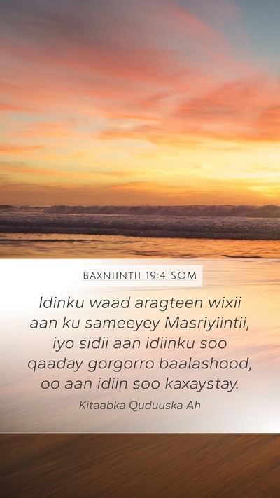 Baxniintii 19:4 SOM Bible Verse Image