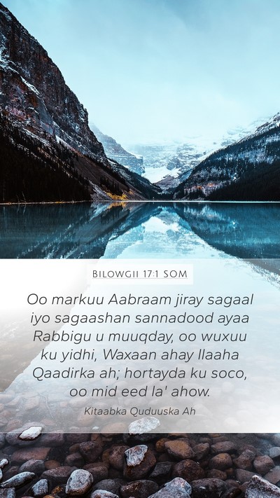 Bilowgii 17:1 SOM Bible Verse Image