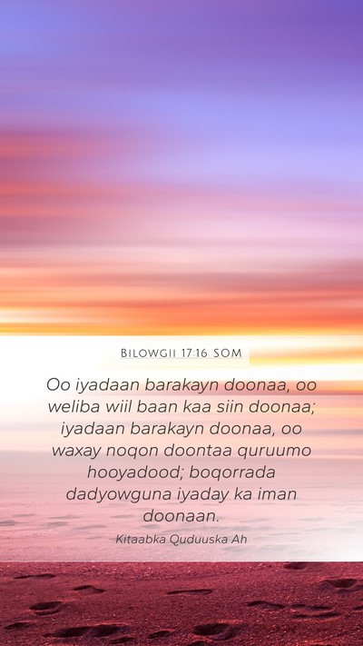 Bilowgii 17:16 SOM Bible Verse Image