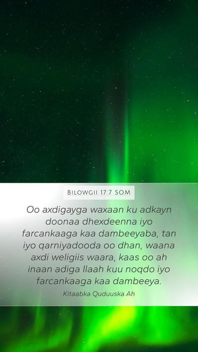 Bilowgii 17:7 SOM Bible Verse Image