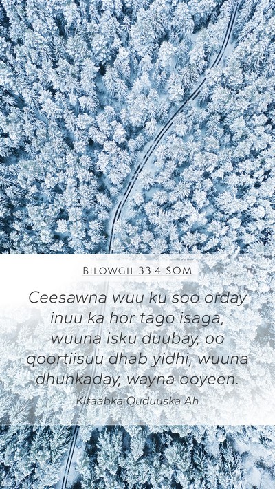 Bilowgii 33:4 SOM Bible Verse Image