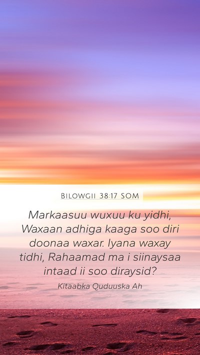 Bilowgii 38:17 SOM Mobile Phone Wallpaper - Markaasuu wuxuu ku yidhi, Waxaan adhiga kaaga soo - Mobile Bible Verse Wallpaper