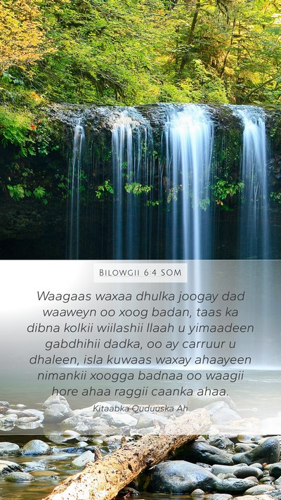 Bilowgii 6:4 SOM Bible Verse Image