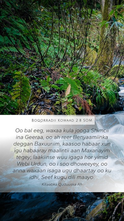 Boqorradii Kowaad 2:8 SOM Bible Verse Image
